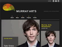 Tablet Screenshot of murrayarts.org.au